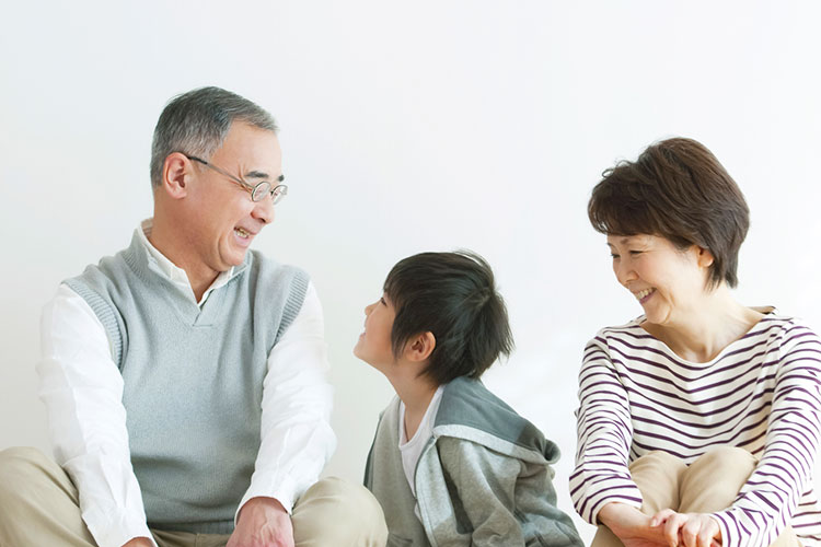 お子様同伴の様子